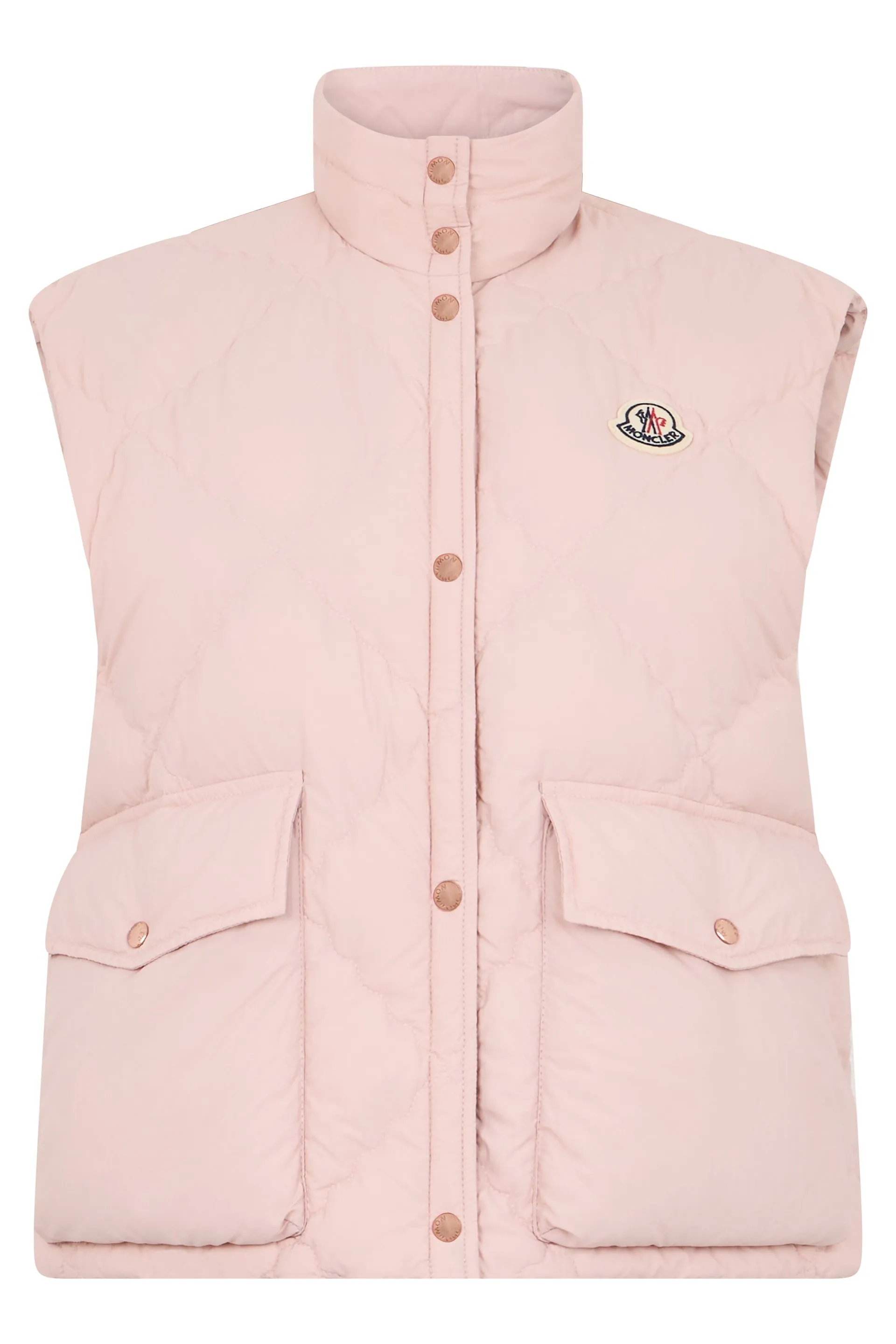 Padded Down Vest Bais Pink sold by Lord & Taylor