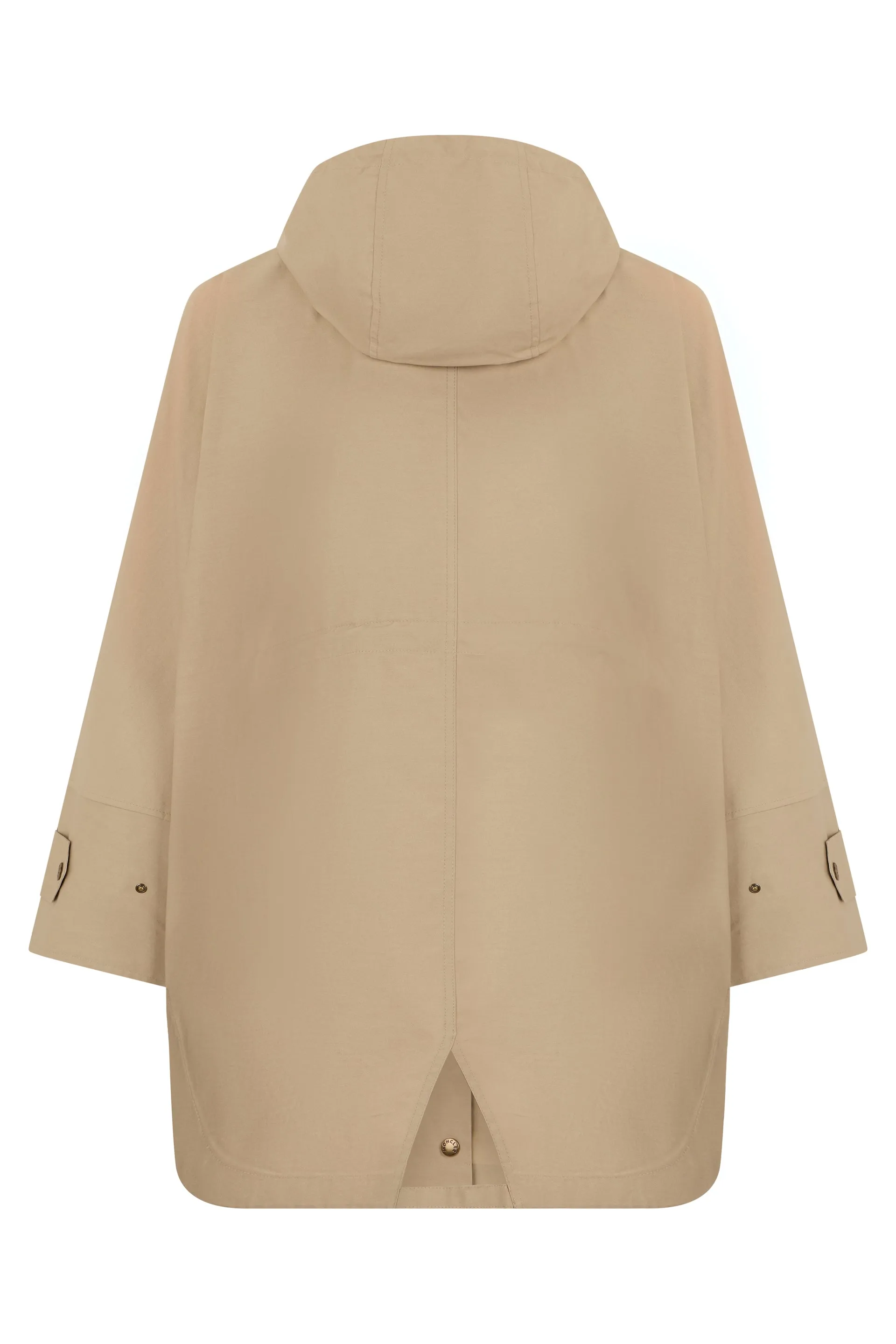 Coat Hooded Cotton-Blend Beige sold by Lord & Taylor product image thumbnail 2