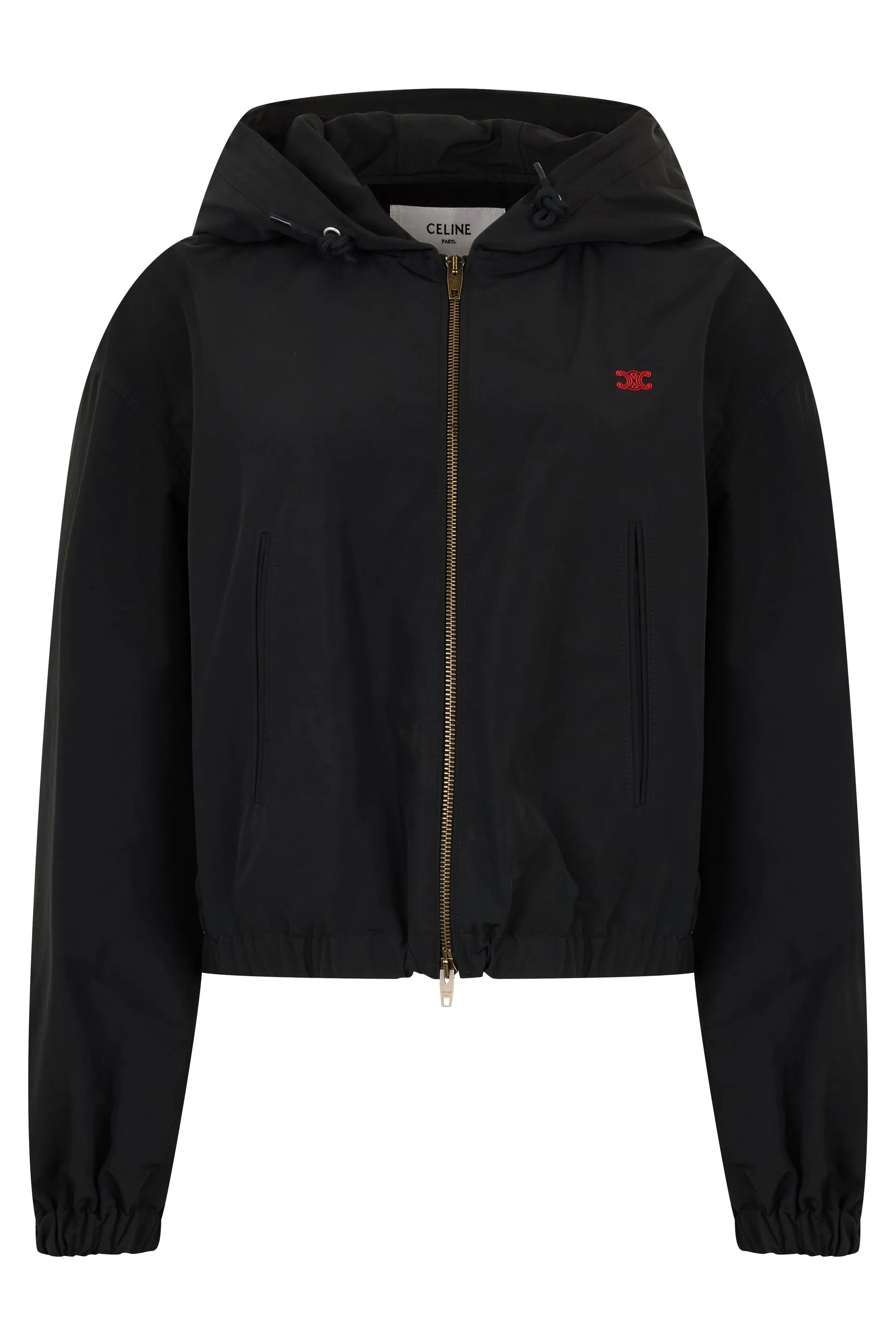 Short Windbreaker Jacket Black sold by Lord & Taylor