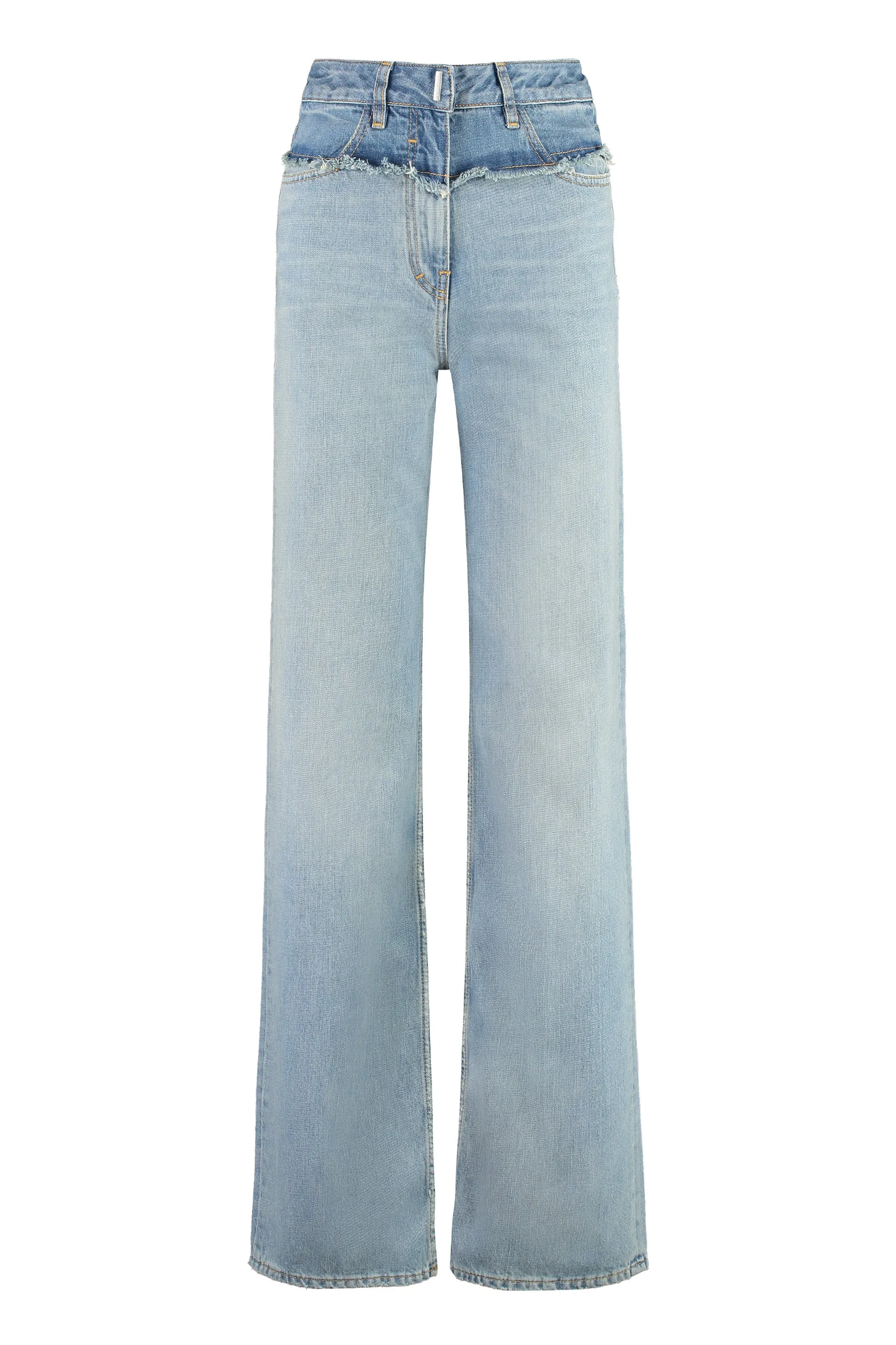 Wide-Leg Jeans Pale Blue sold by Lord & Taylor