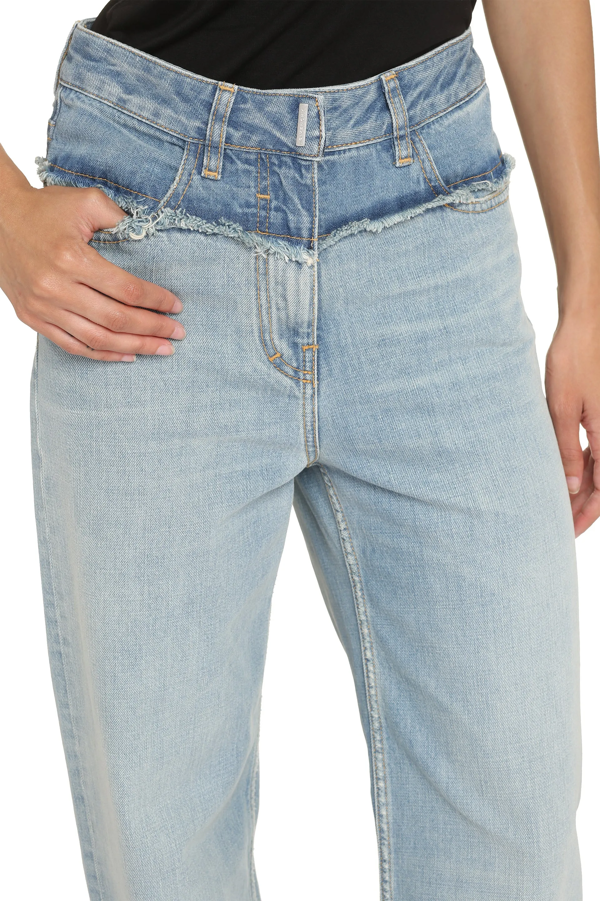 Wide-Leg Jeans Pale Blue sold by Lord & Taylor product image thumbnail 5