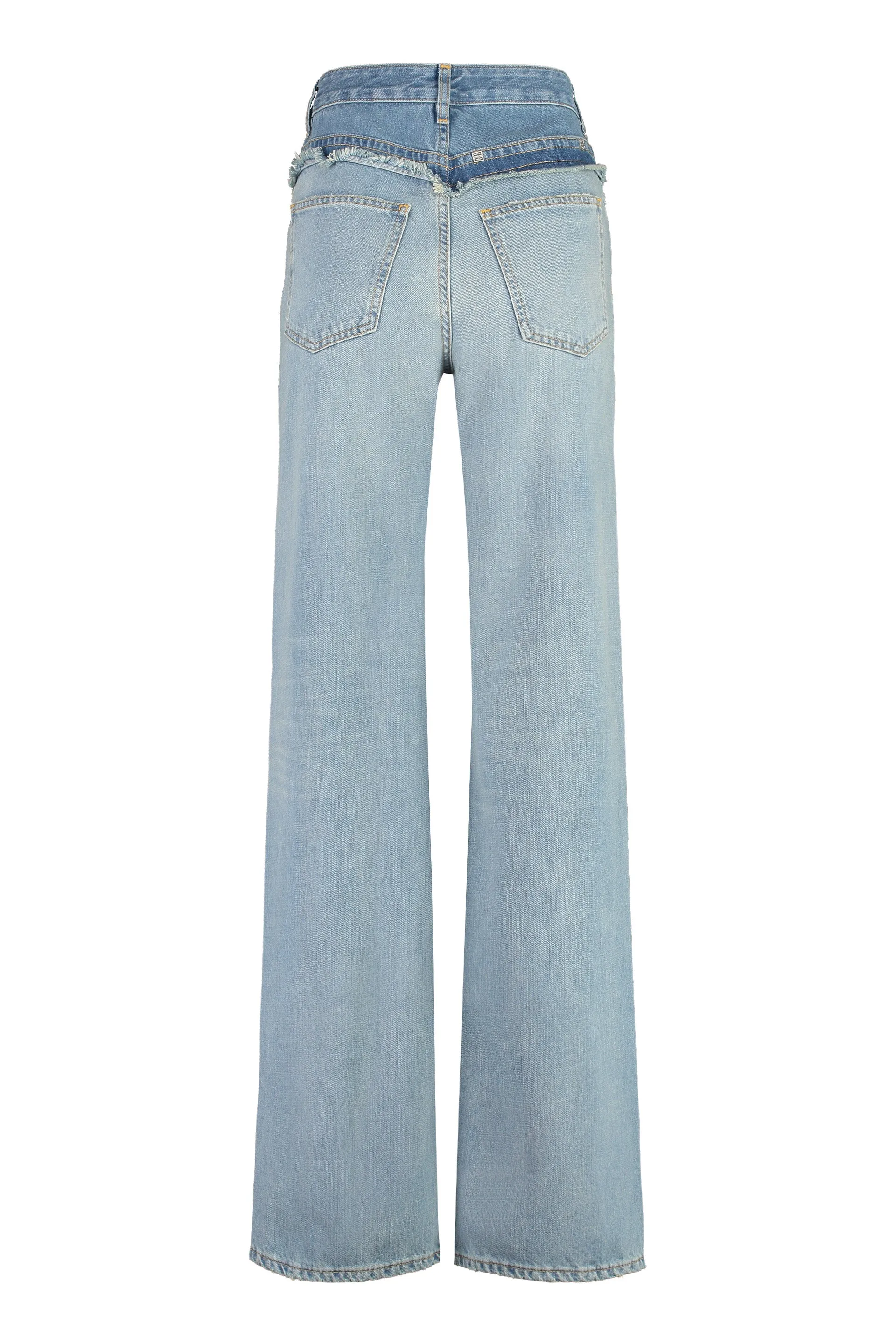 Wide-Leg Jeans Pale Blue sold by Lord & Taylor product image thumbnail 2