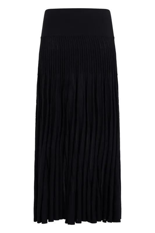 Pleated Wool Skirt made by Alaia