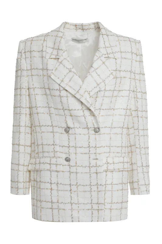 Double-Breasted Elegant Jacket made by Alessandra Rich