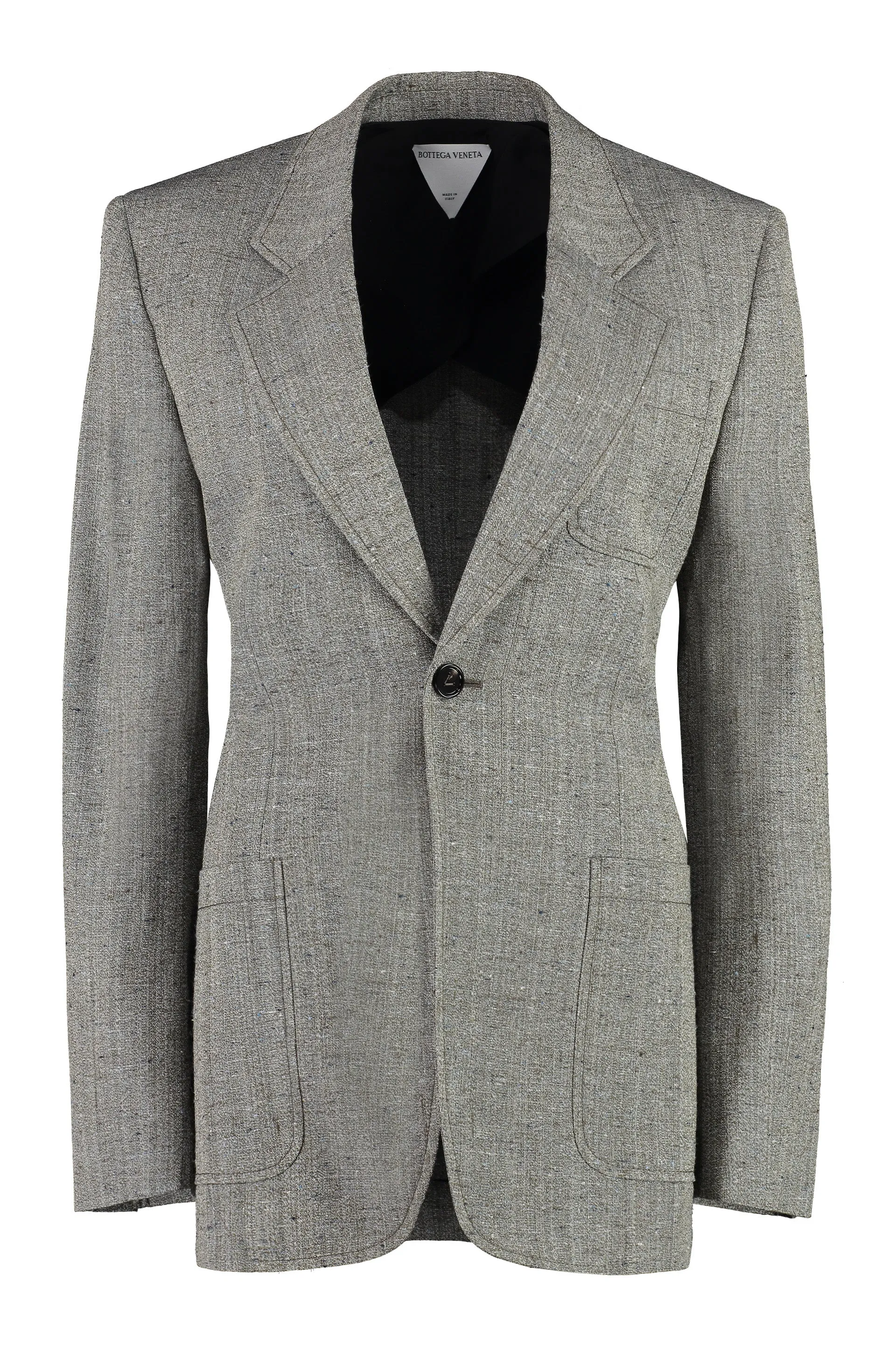 Blazer Viscose-Silk Brown sold by Lord & Taylor