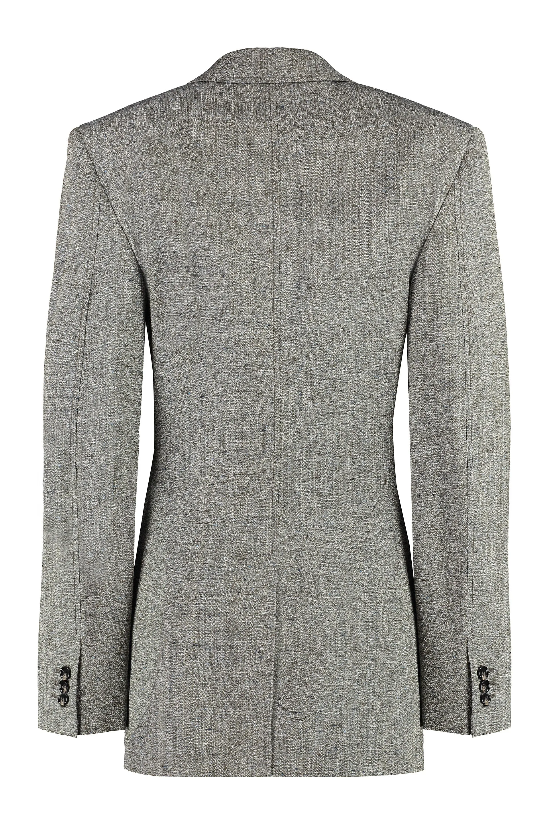 Blazer Viscose-Silk Brown sold by Lord & Taylor product image thumbnail 2