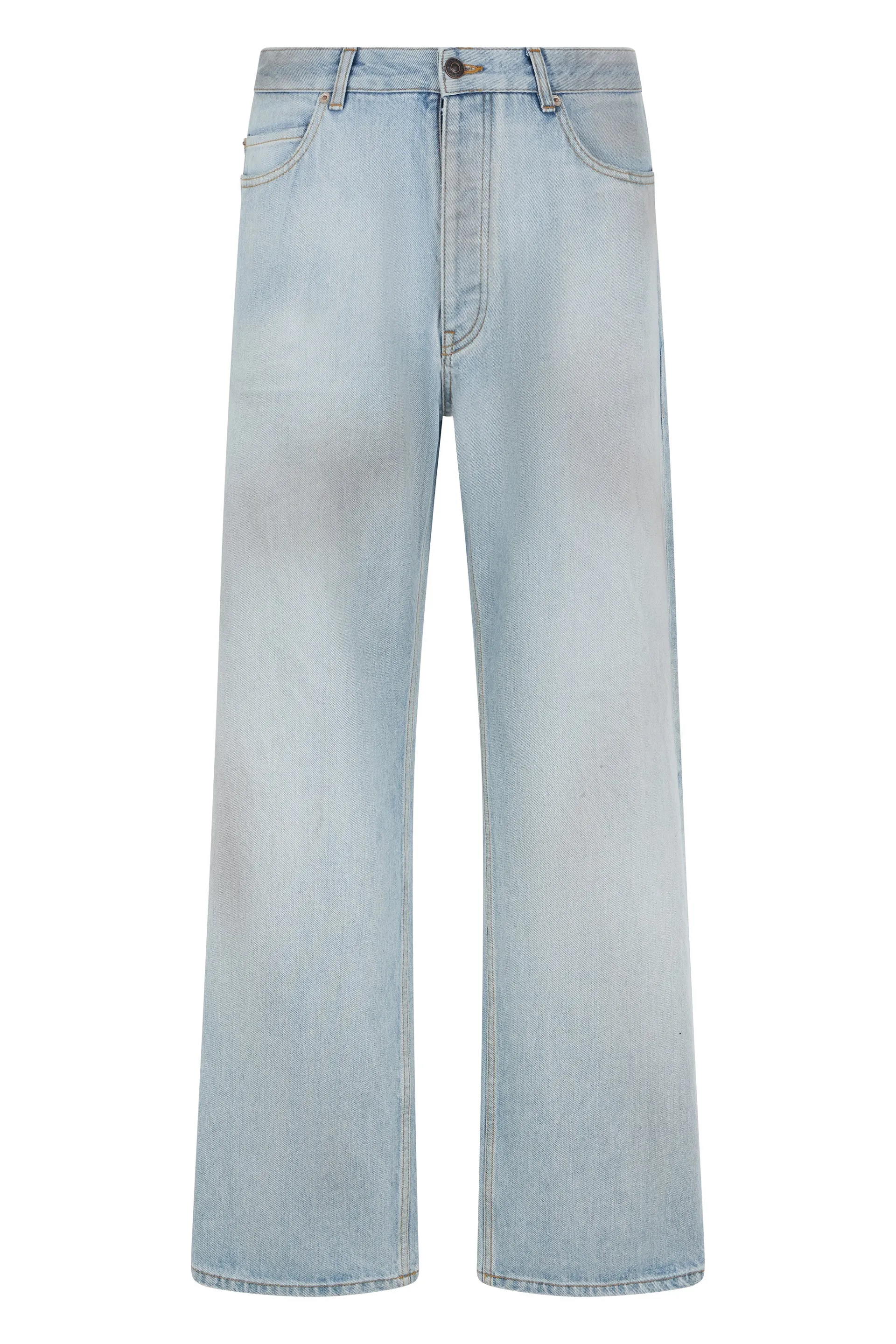 Straight-Leg Jeans Light Blue sold by Lord & Taylor