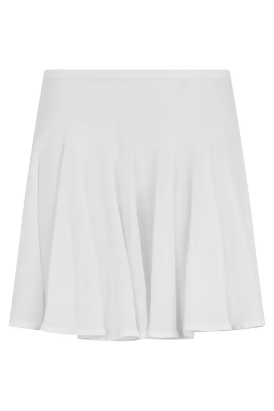 Mini Skirt Fine-Knit White made by Alaia