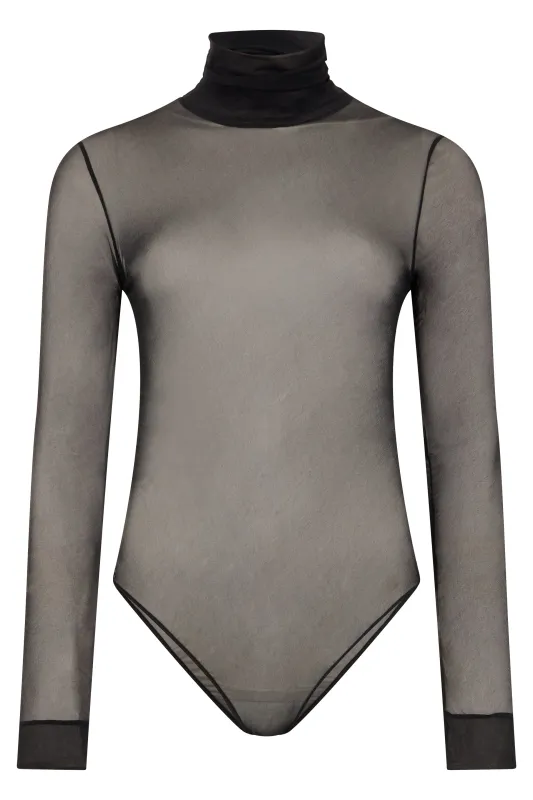Long-Sleeve Sheer Bodysuit made by Maison Margiela