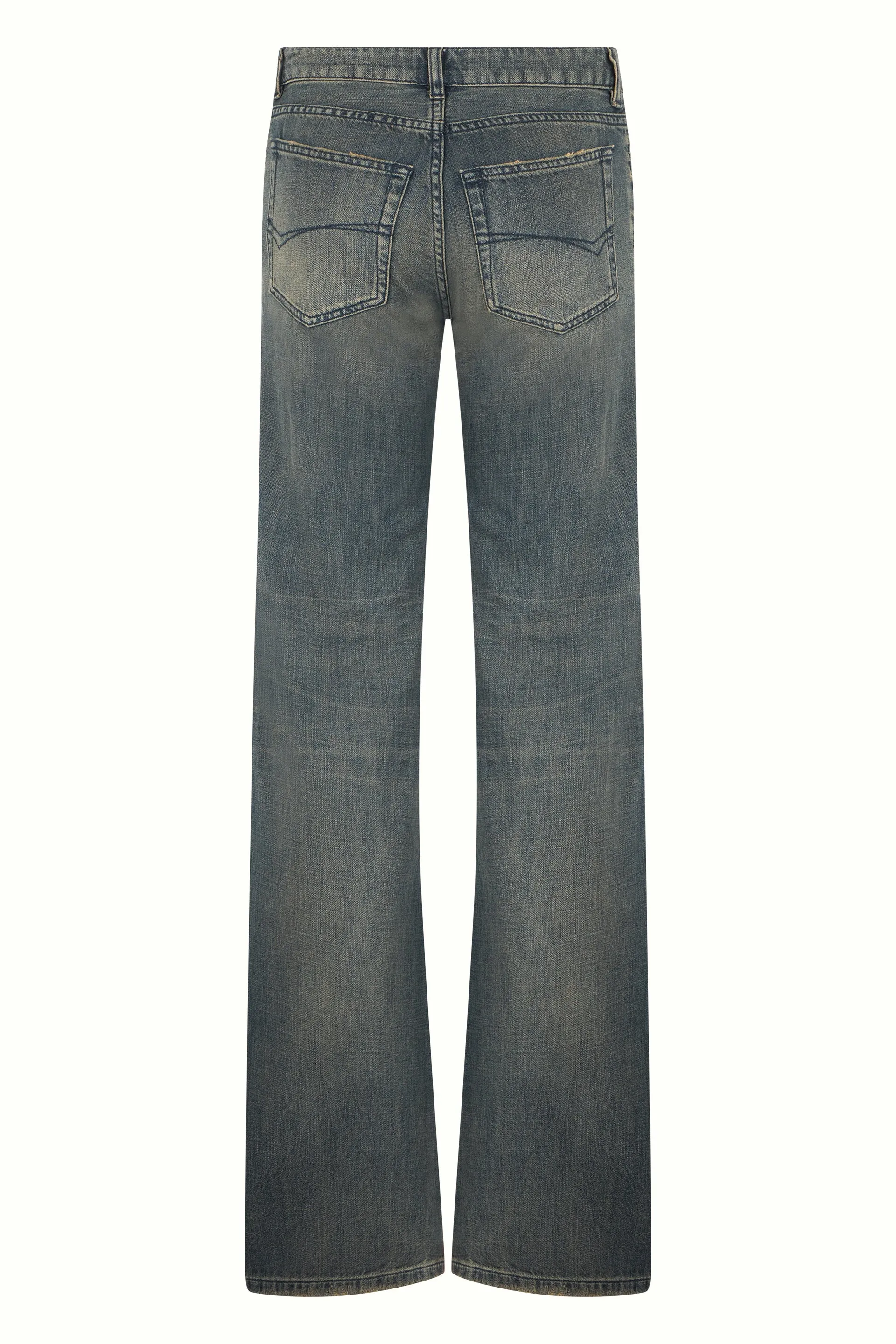 Jeans Straight-Leg Cotton Blue sold by Lord & Taylor product image thumbnail 2