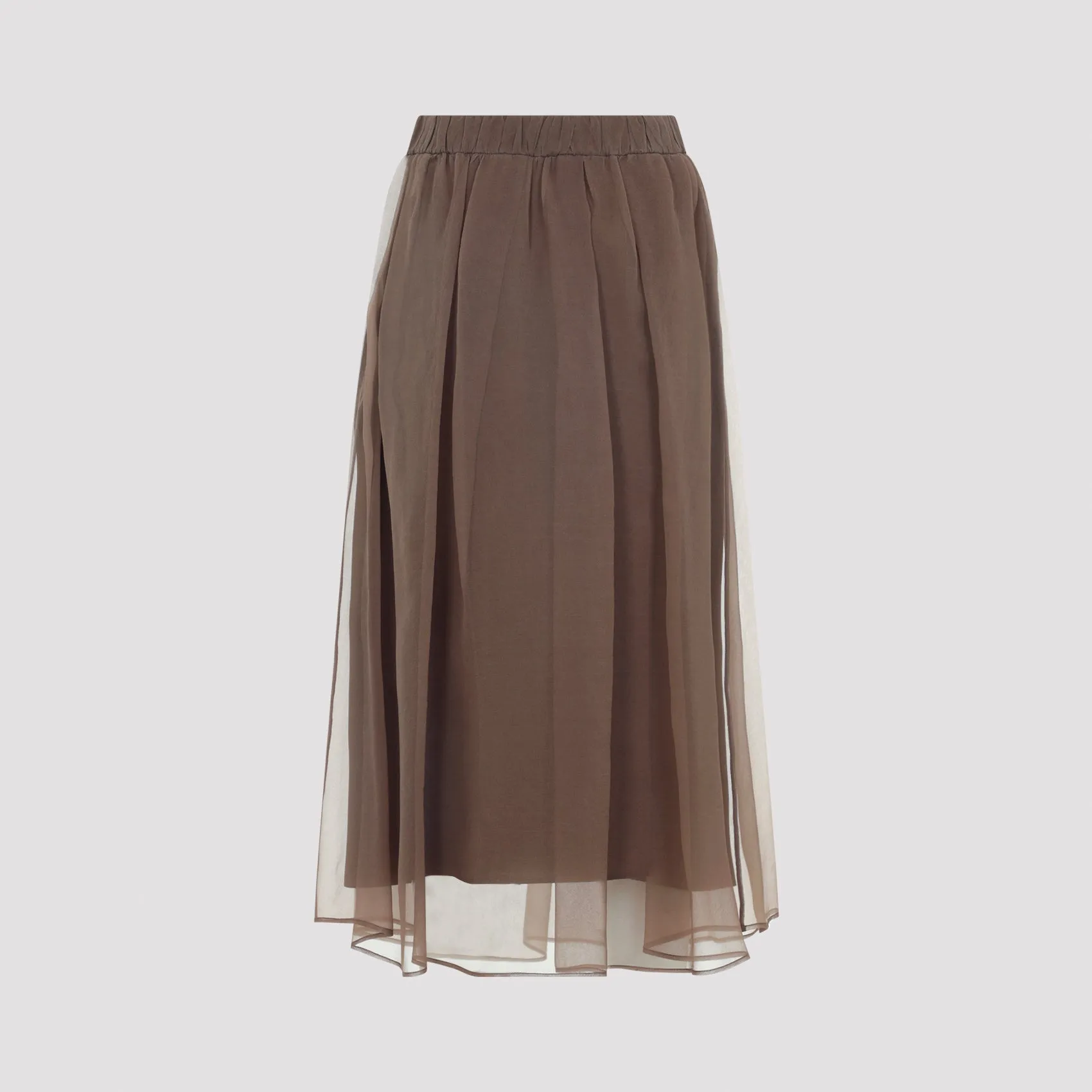 Brunello Cucinelli Midi voile Skirt sold by Lord & Taylor product image thumbnail 4