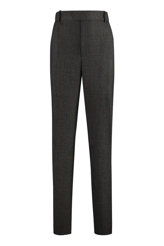 Trousers in Brown Wool made by Bottega Veneta