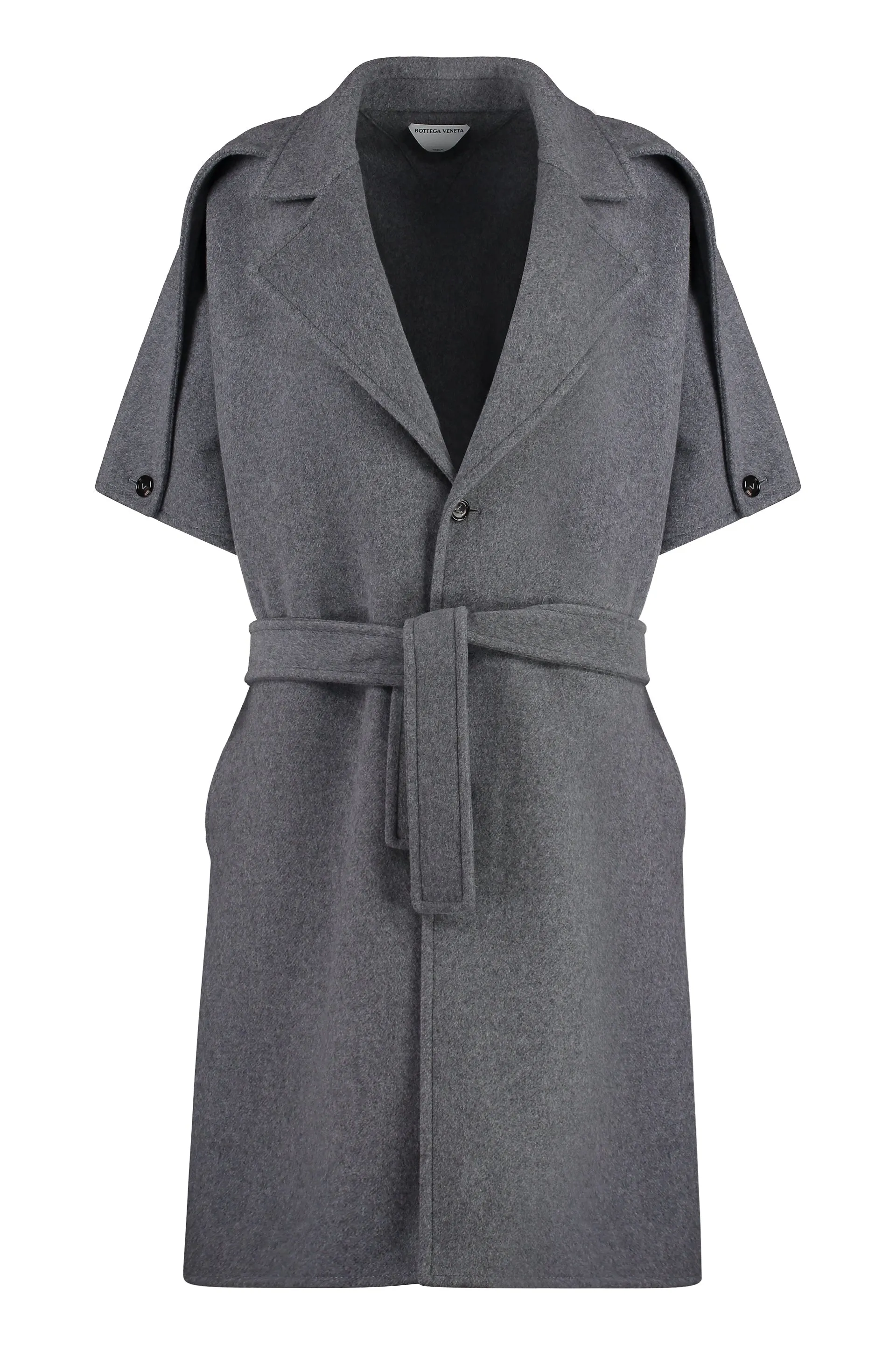 Coat Wool and Cashmere Light Grey sold by Lord & Taylor