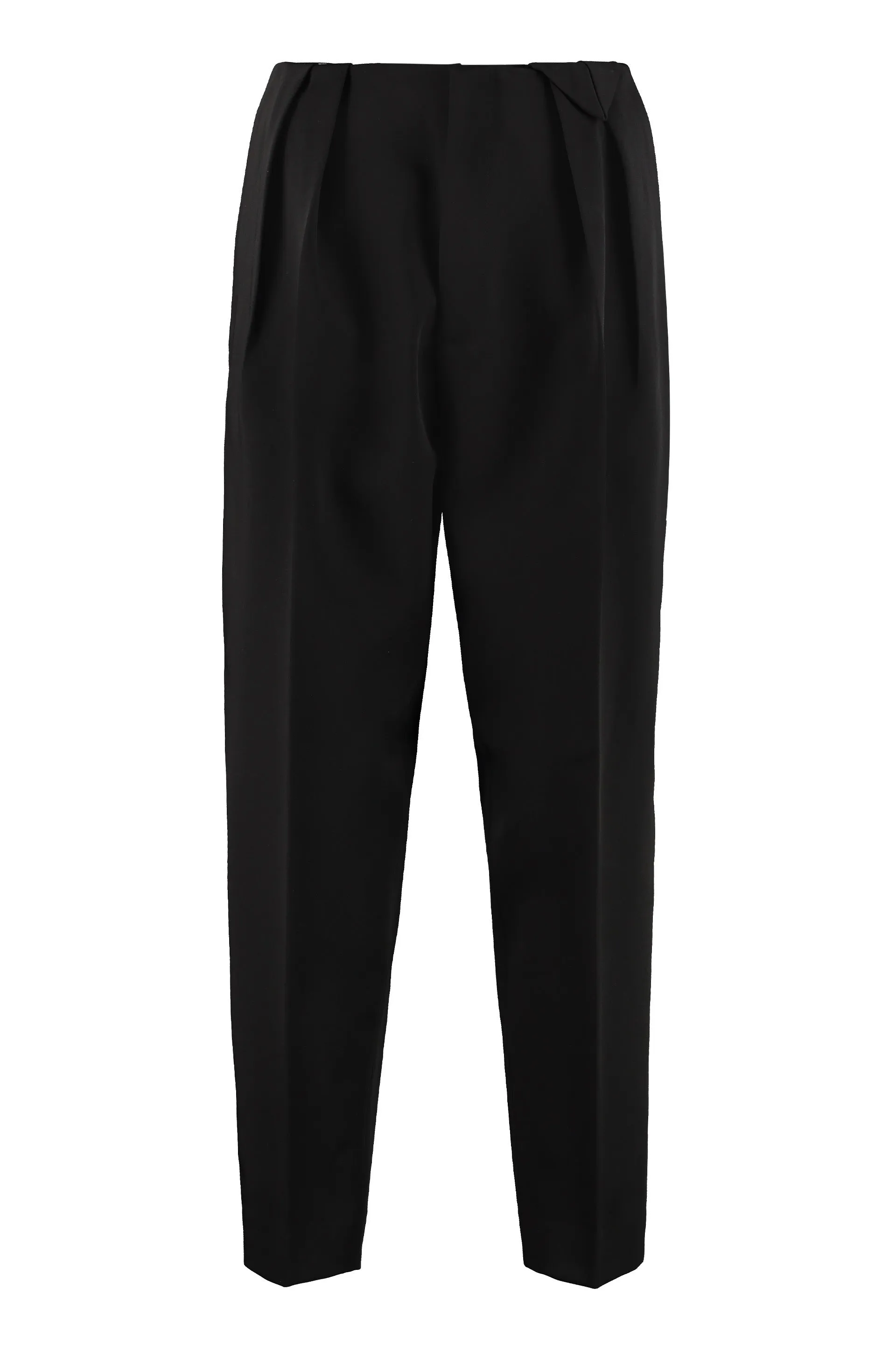 Cropped Wool Trousers Black sold by Lord & Taylor
