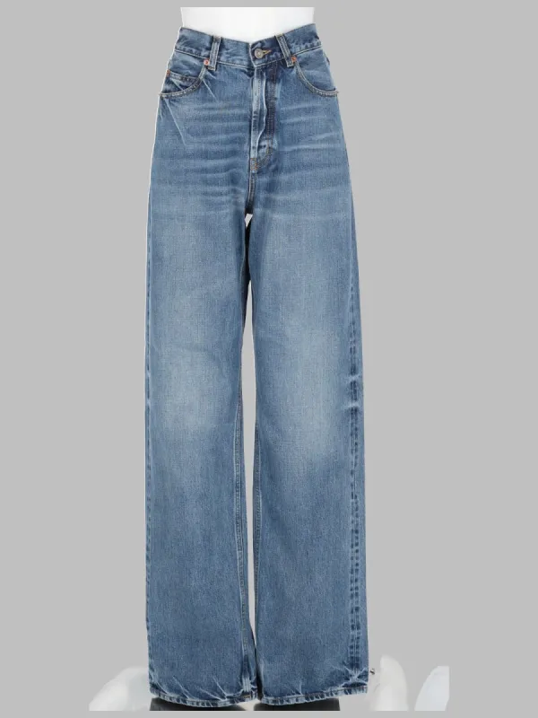 Jeans Wide Long V-Shaped Waist made by Yves Saint Laurent