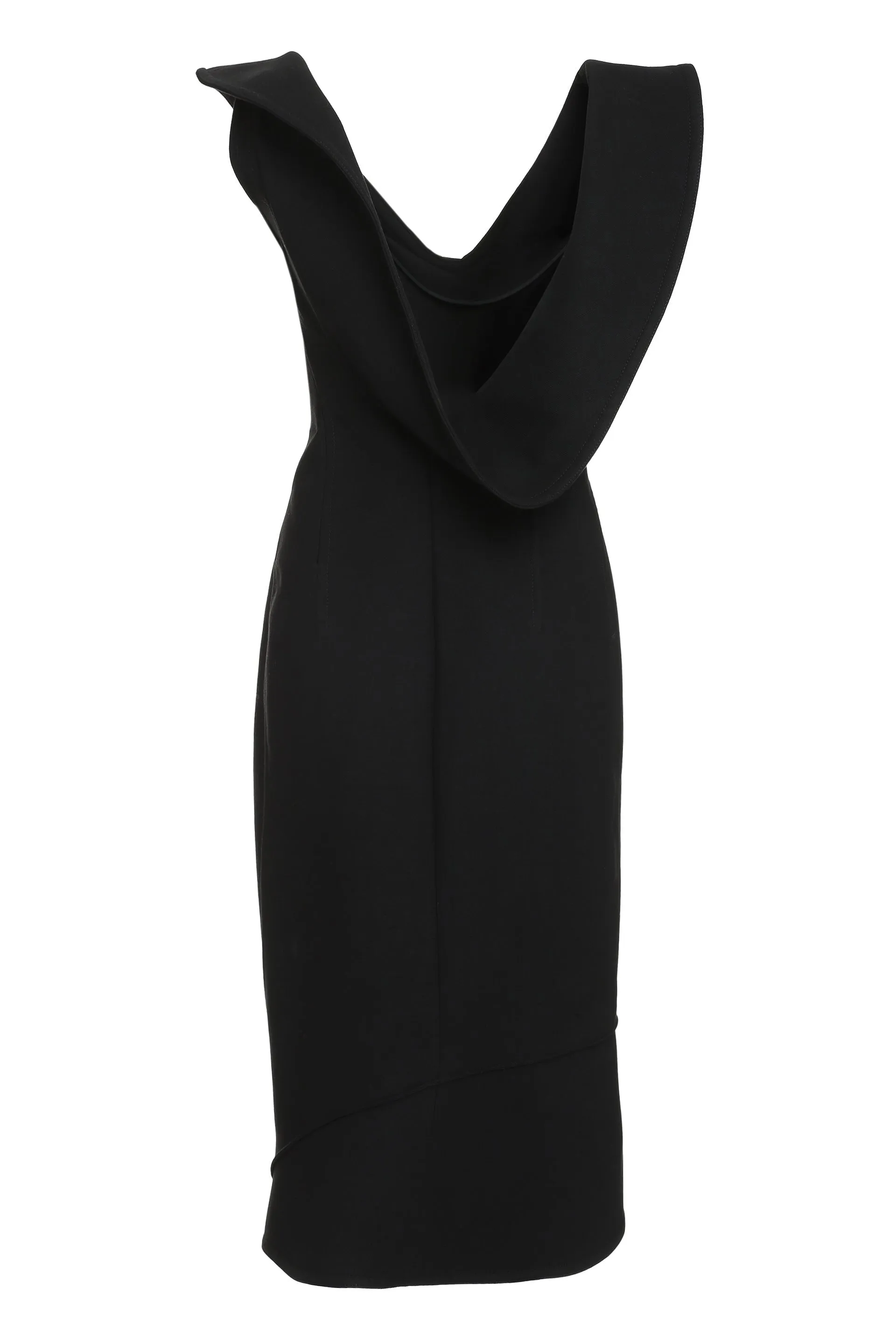Midi Dress Cotton Blend Black sold by Lord & Taylor product image thumbnail 2