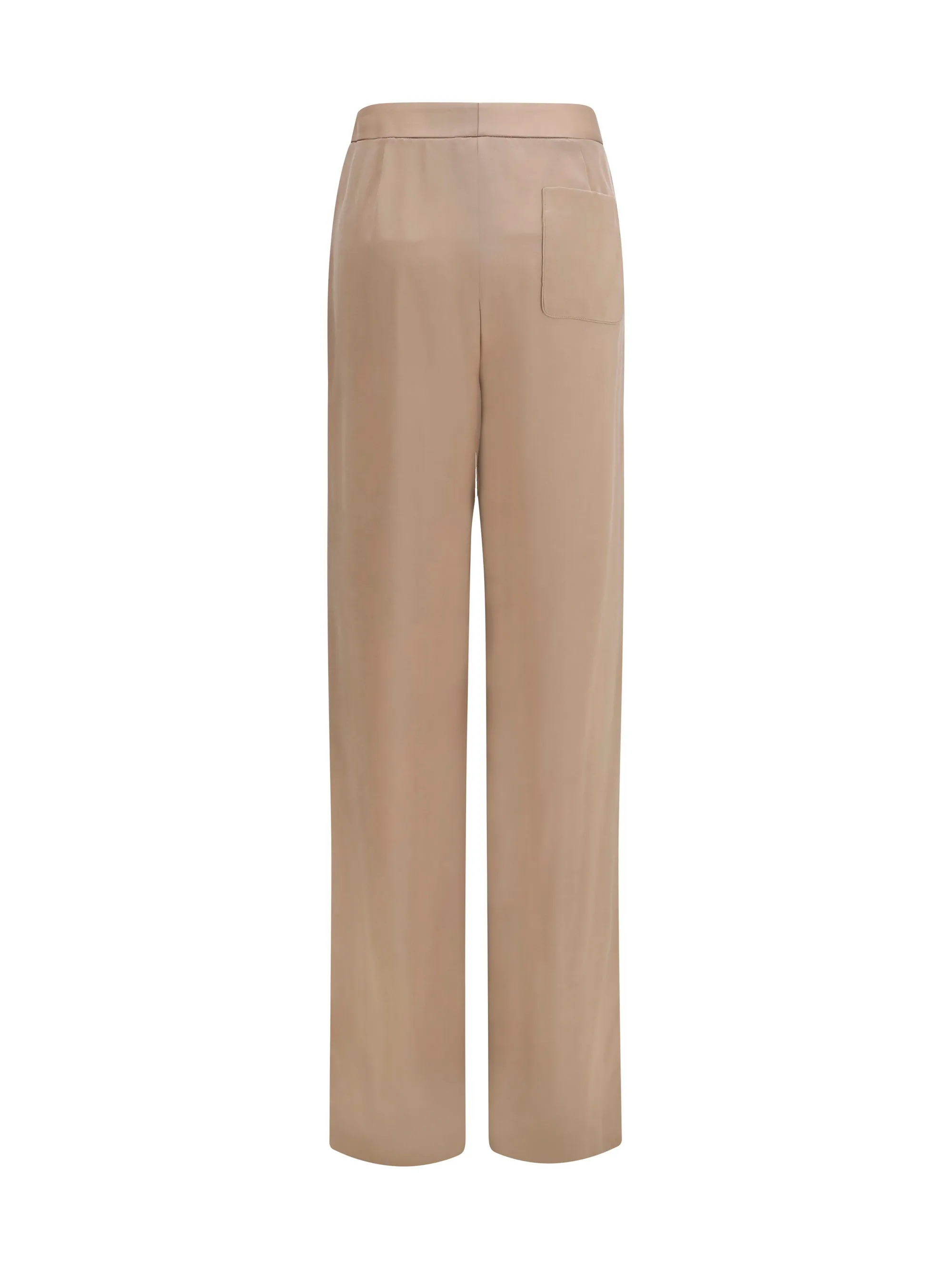 Straight Silk Pants Desert Taupe sold by Lord & Taylor product image thumbnail 2