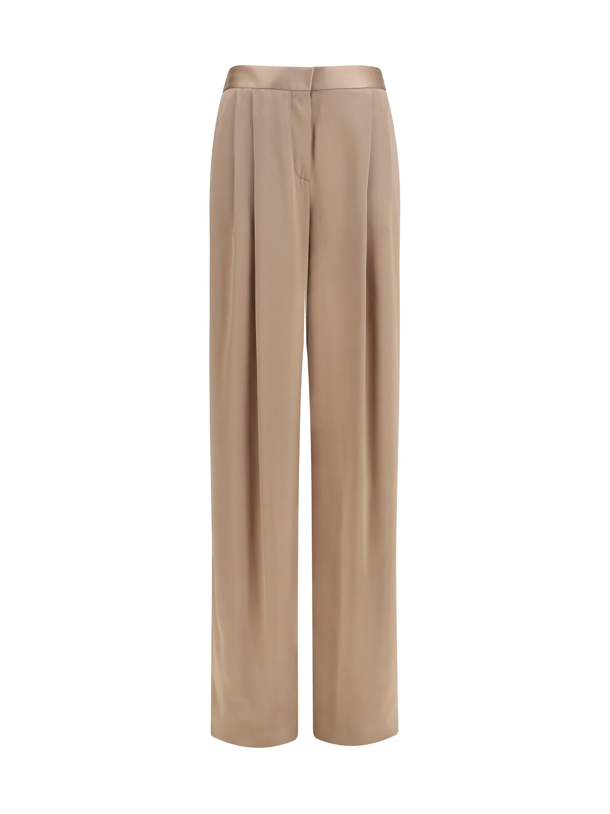 Straight Silk Pants Desert Taupe sold by Lord & Taylor