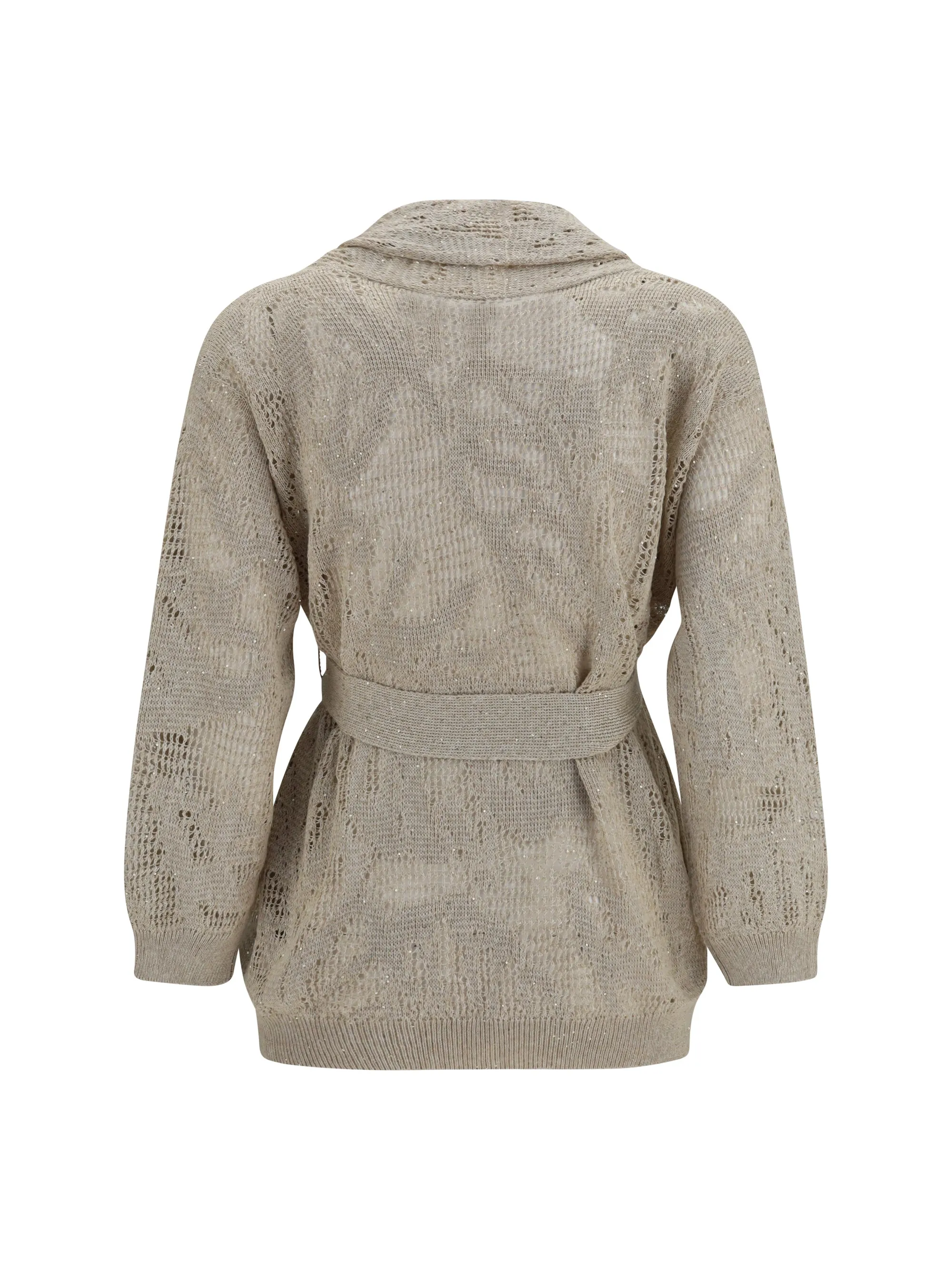 Cardigan Cotton-Linen Beige sold by Lord & Taylor product image thumbnail 3