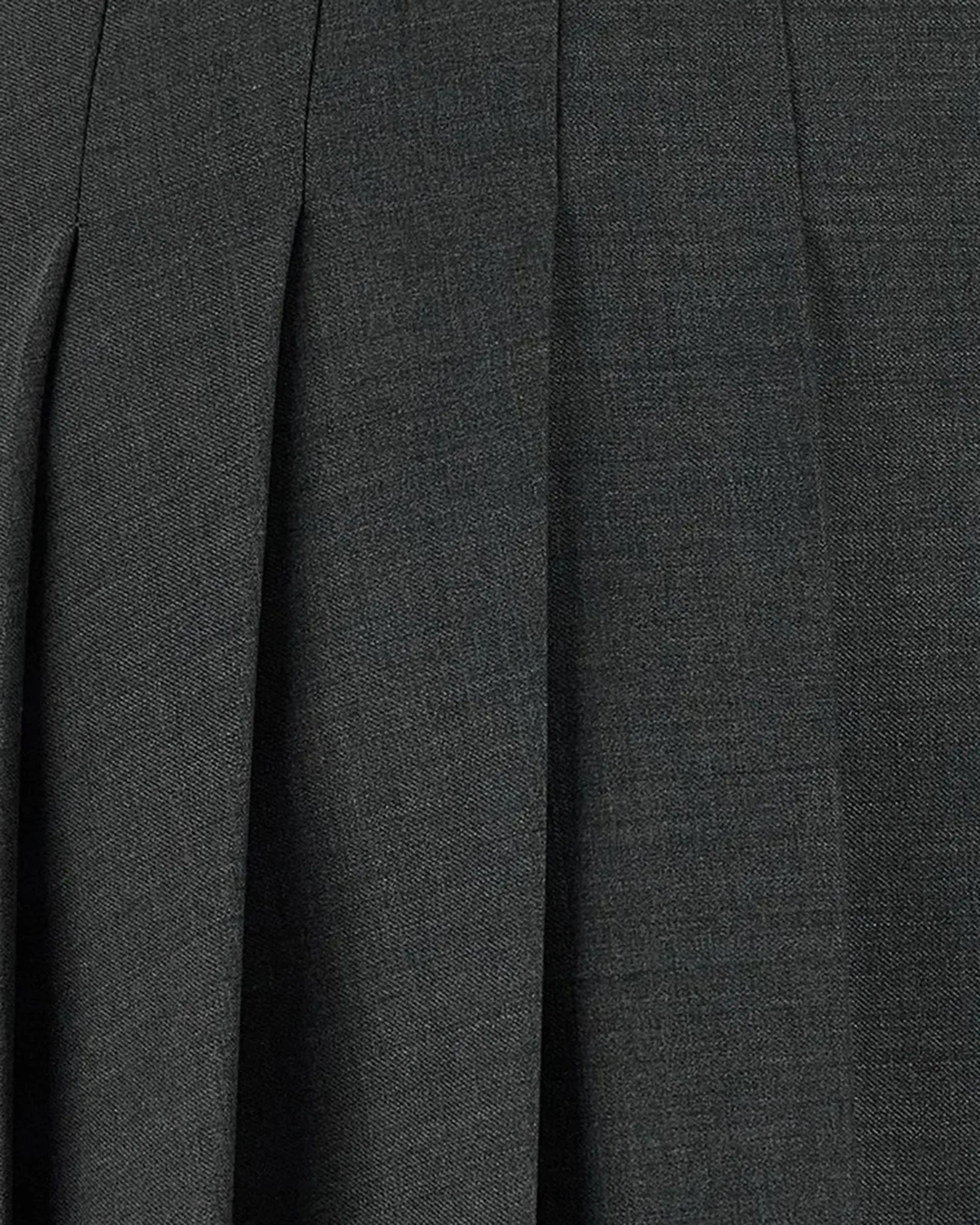 Pleated Mini Skirt Grey Wool sold by Lord & Taylor product image thumbnail 3