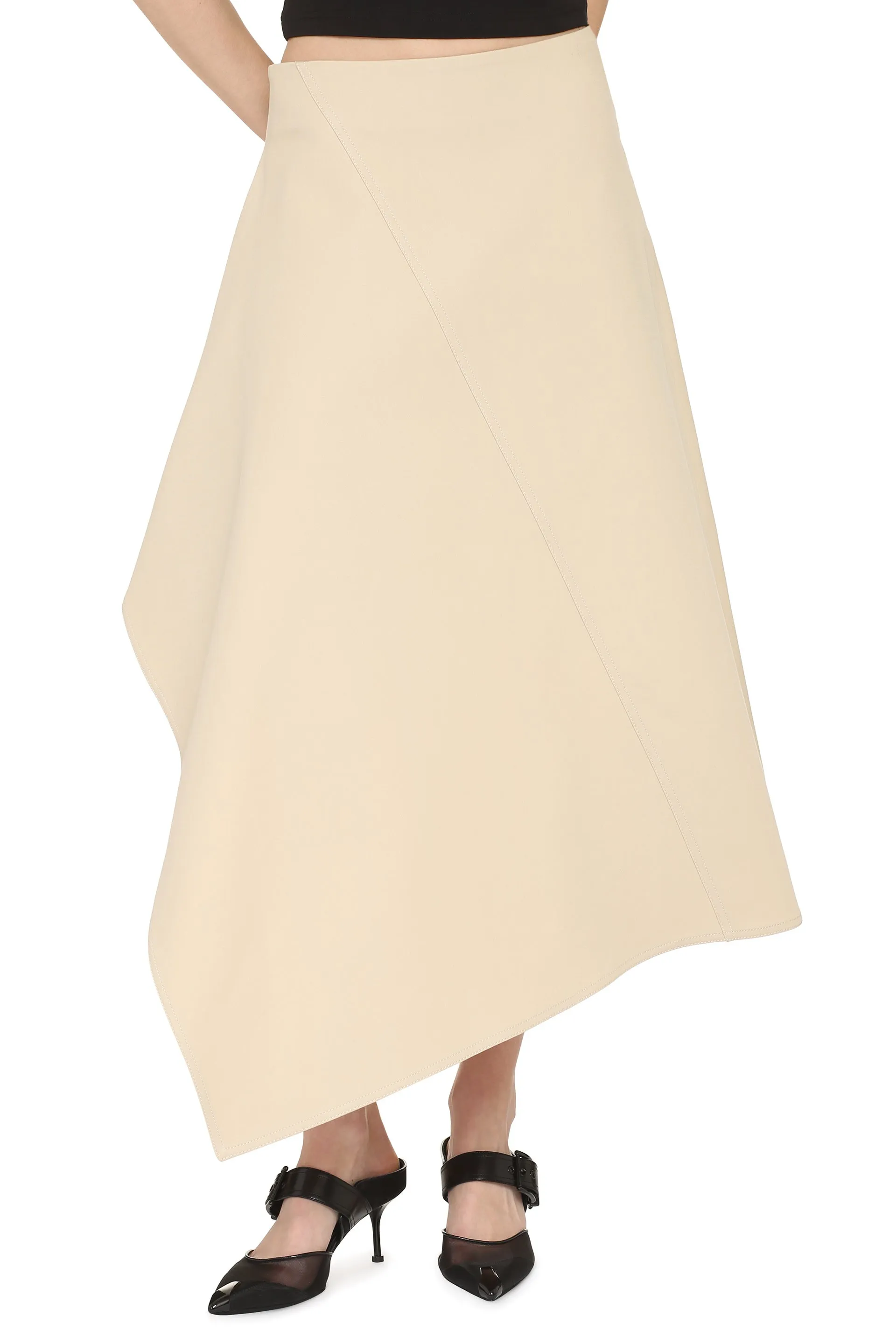 Cotton Midi Skirt sold by Lord & Taylor product image thumbnail 3