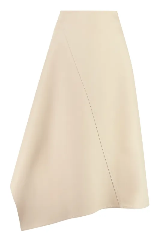 Cotton Midi Skirt made by Bottega Veneta