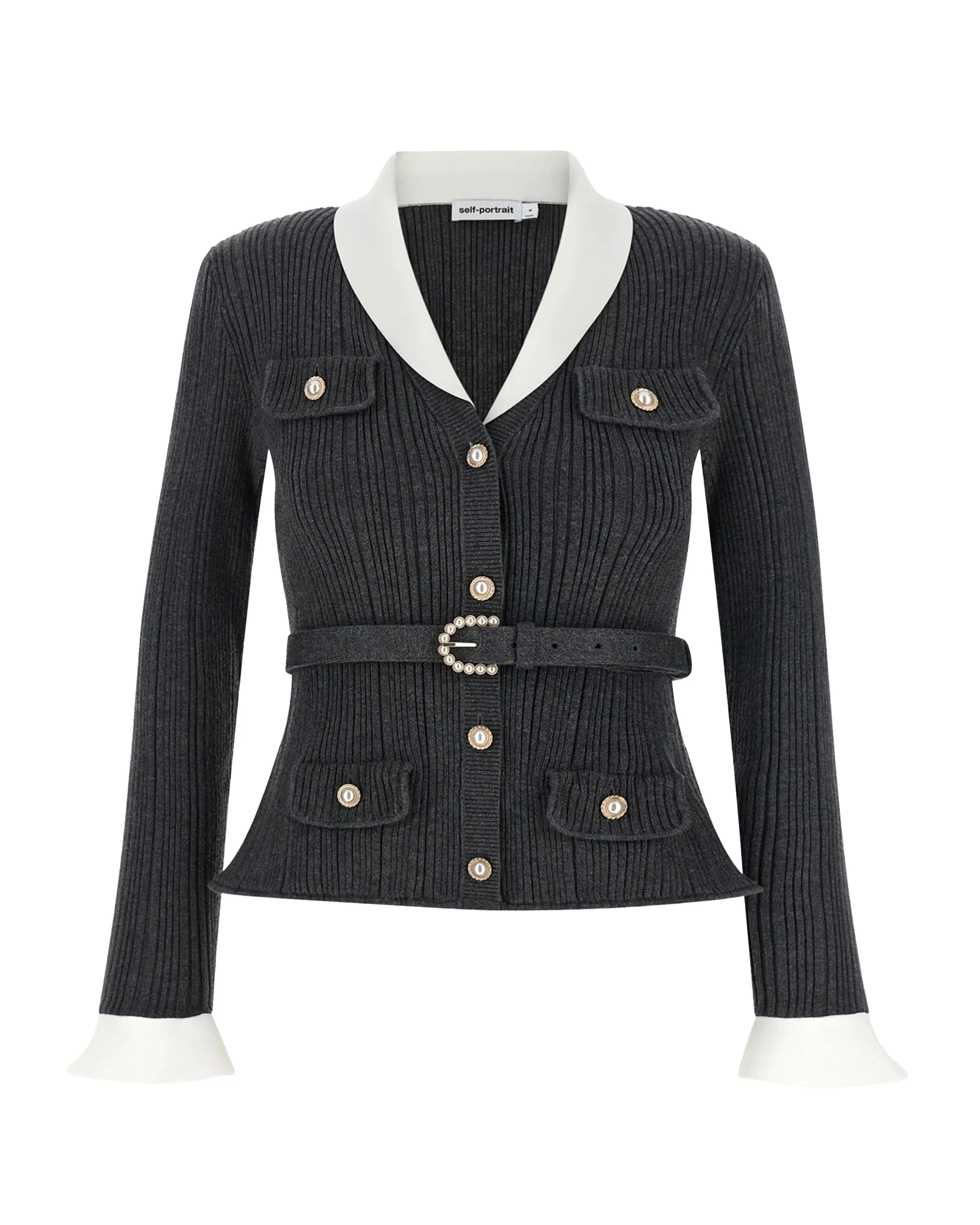 Cardigan Ribbed Grey sold by Lord & Taylor