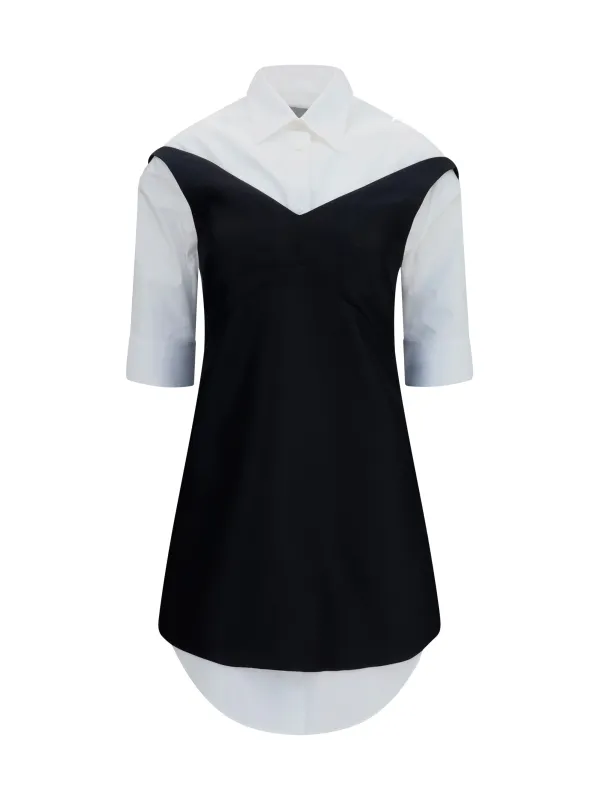 Shirt Dress Hybrid Black made by Balenciaga