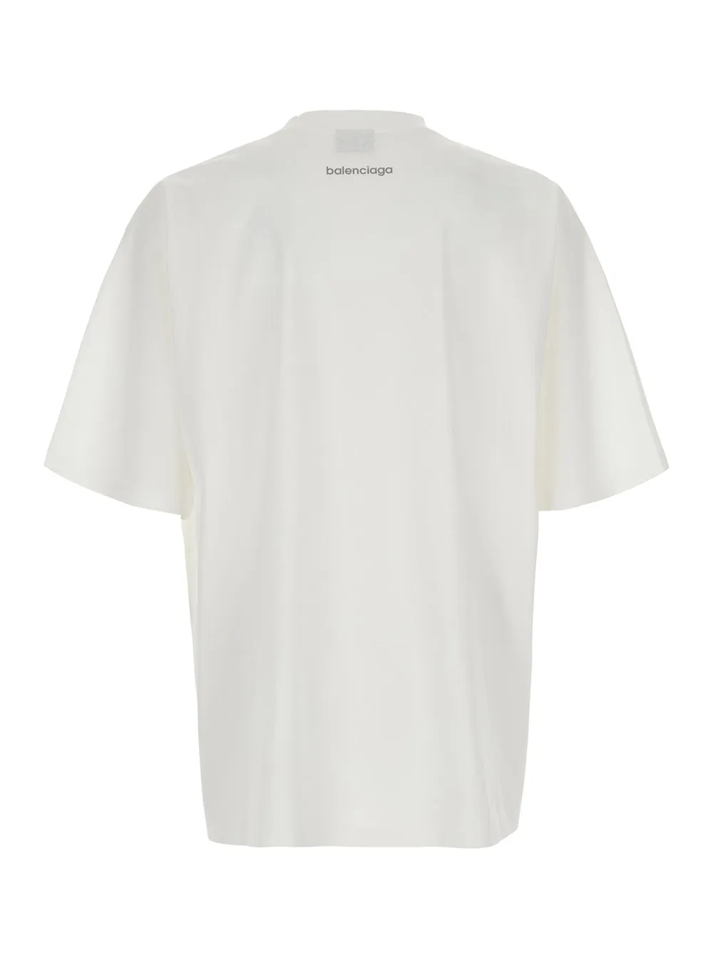 T-Shirt Crew Neck White Cotton sold by Lord & Taylor product image thumbnail 2