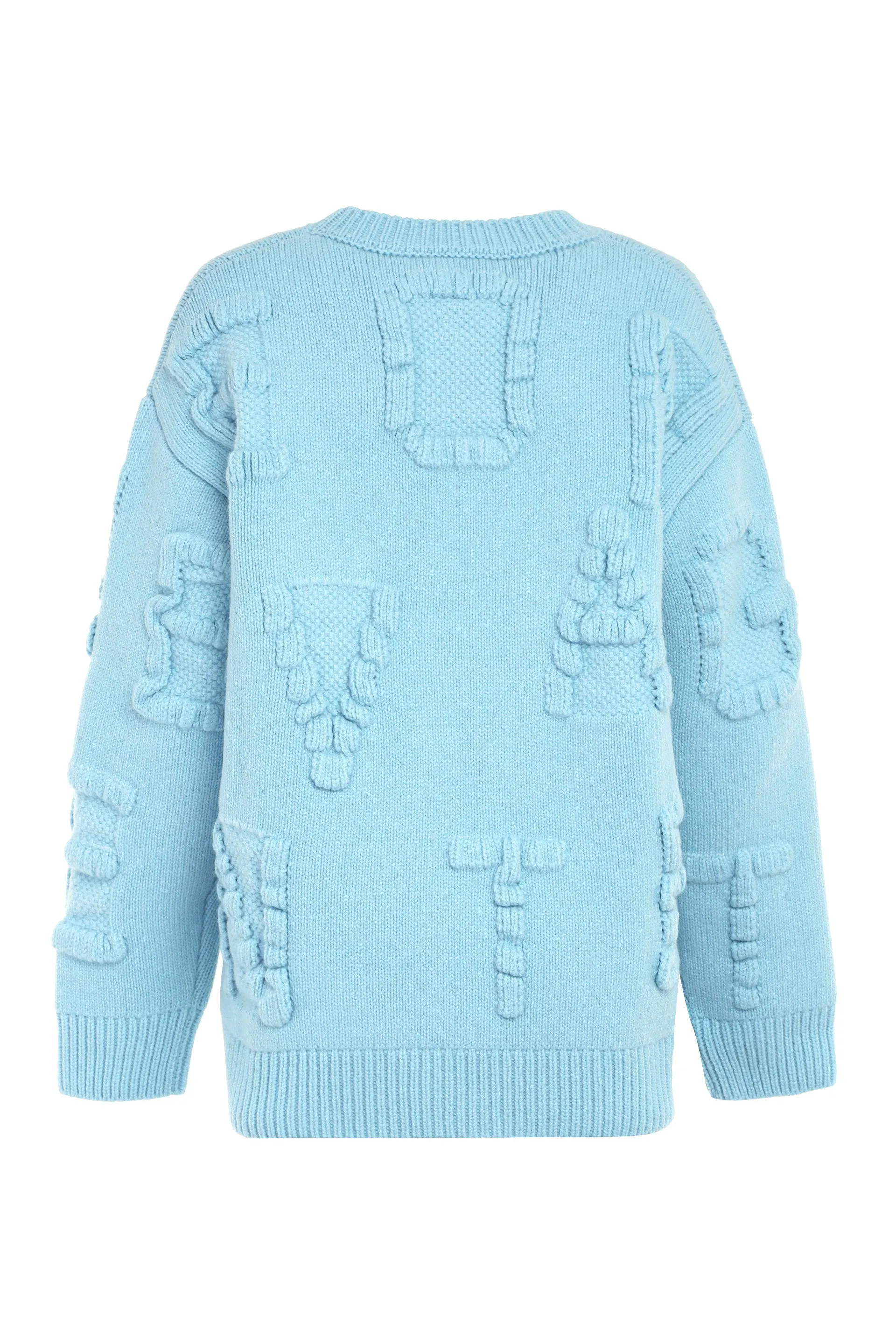 Crew-neck Wool Sweater Pale Blue sold by Lord & Taylor product image thumbnail 2
