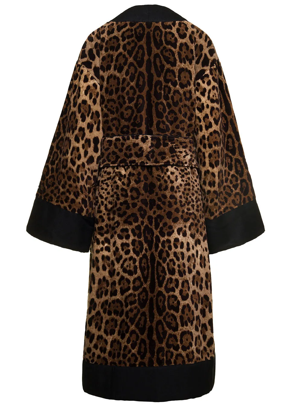 Kimono Bathrobe, Leopard Print Brown sold by Lord & Taylor product image thumbnail 2