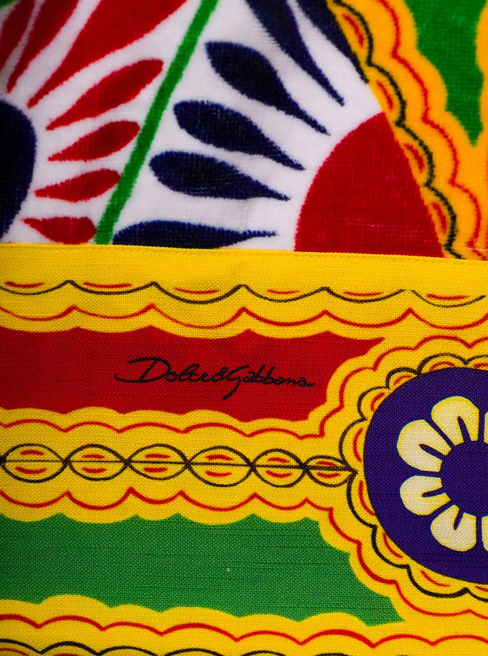 Kimono Bathrobe Multicolour Sicilian Cart Print sold by Lord & Taylor product image thumbnail 3