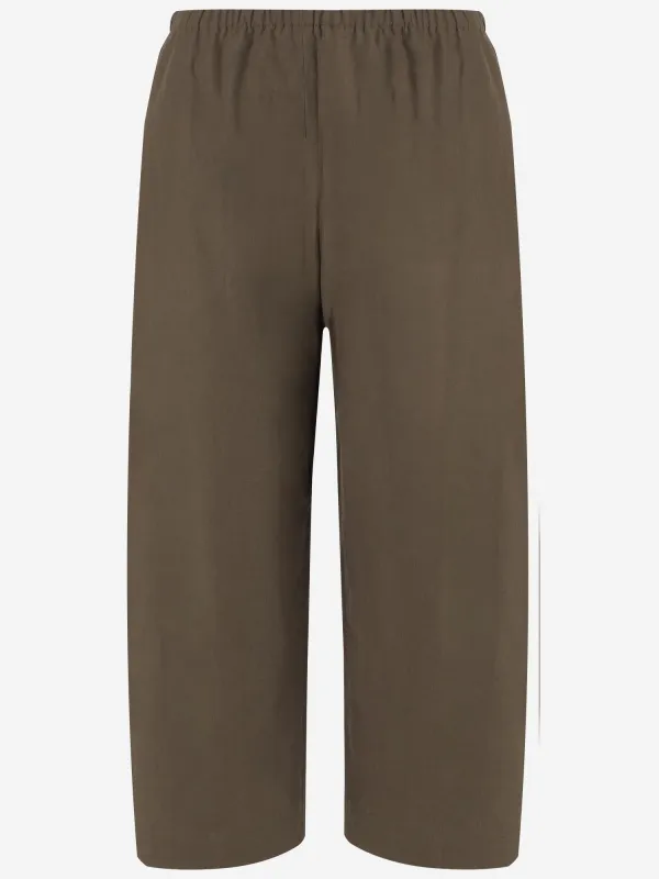 Trousers Wide-Leg Cotton made by KHAITE
