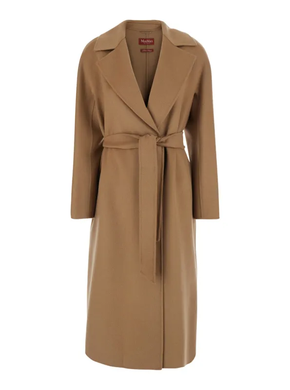 Coat in Wool-Cashmere — Beige made by MaxMara