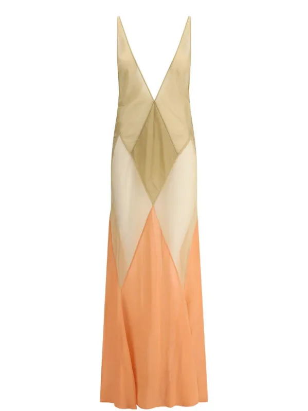 Long Dress Beige made by The Attico