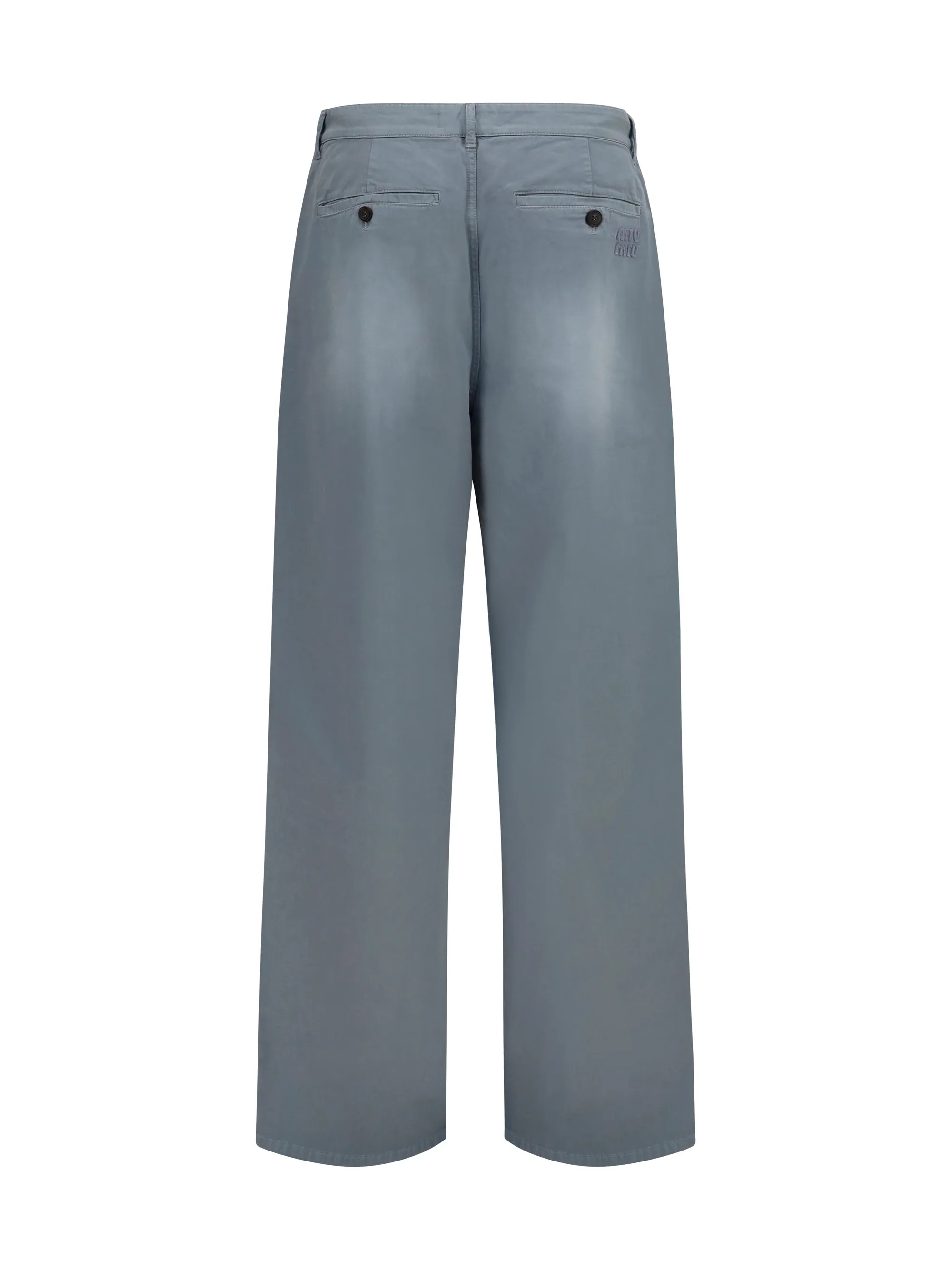 Pants Garment-Dyed Wide-Leg Steel sold by Lord & Taylor product image thumbnail 3
