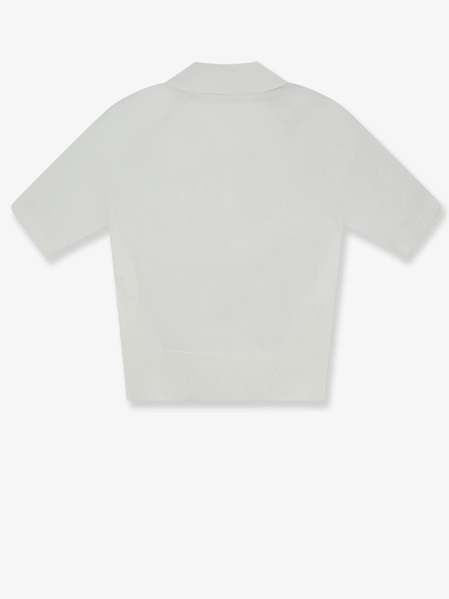 Polo Shirt Cropped Cotton-Silk White sold by Lord & Taylor product image thumbnail 2