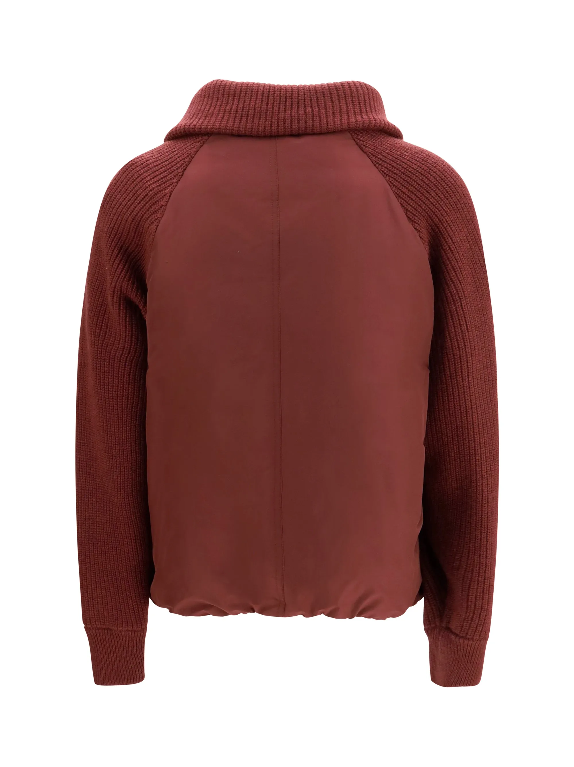 Down Jacket with Wool Sleeves Plum sold by Lord & Taylor product image thumbnail 3