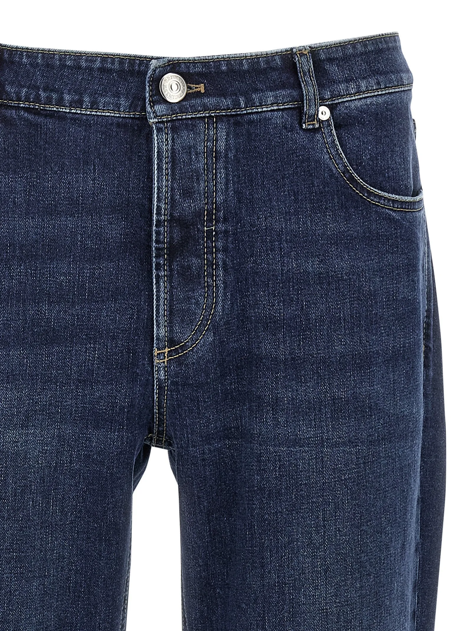 Logo embroidery stretch jeans sold by Lord & Taylor product image thumbnail 3