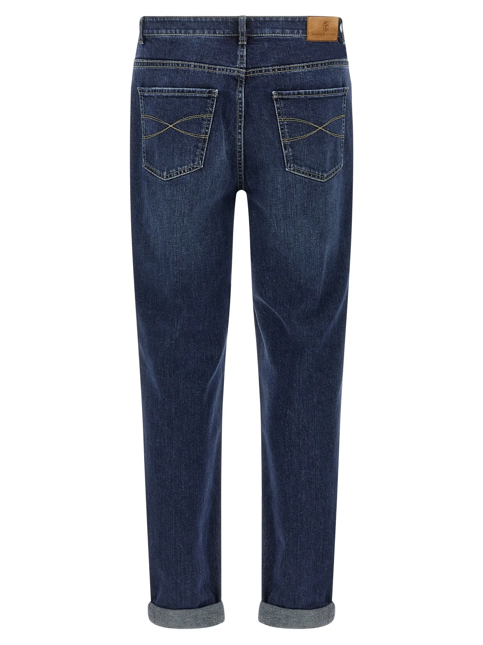 Logo embroidery stretch jeans sold by Lord & Taylor product image thumbnail 2