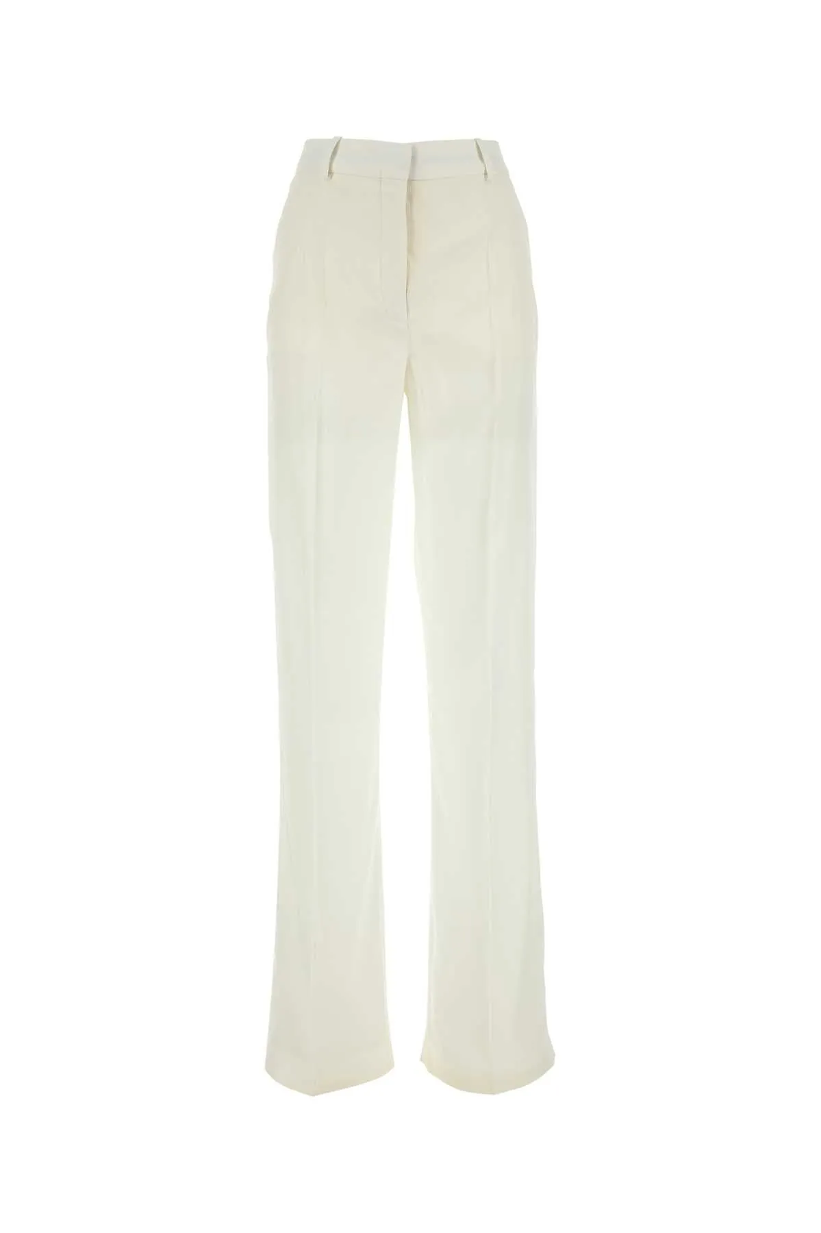 WHITE VISCOSE WIDE-LEG PANT sold by Lord & Taylor