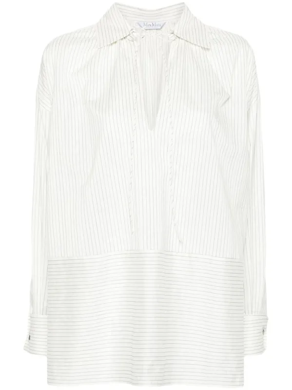 COTTON AND SILK BLEND TUNIC made by MaxMara