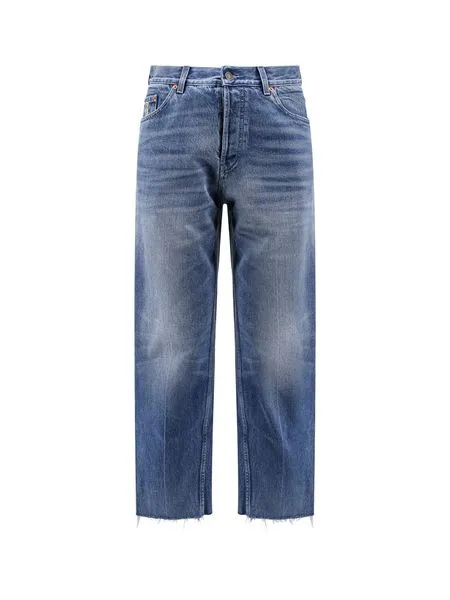 5-POCKET STRAIGHT-LEG JEANS sold by Lord & Taylor