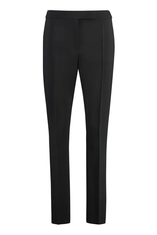WOOL STRAIGHT-LEG TROUSERS made by MaxMara