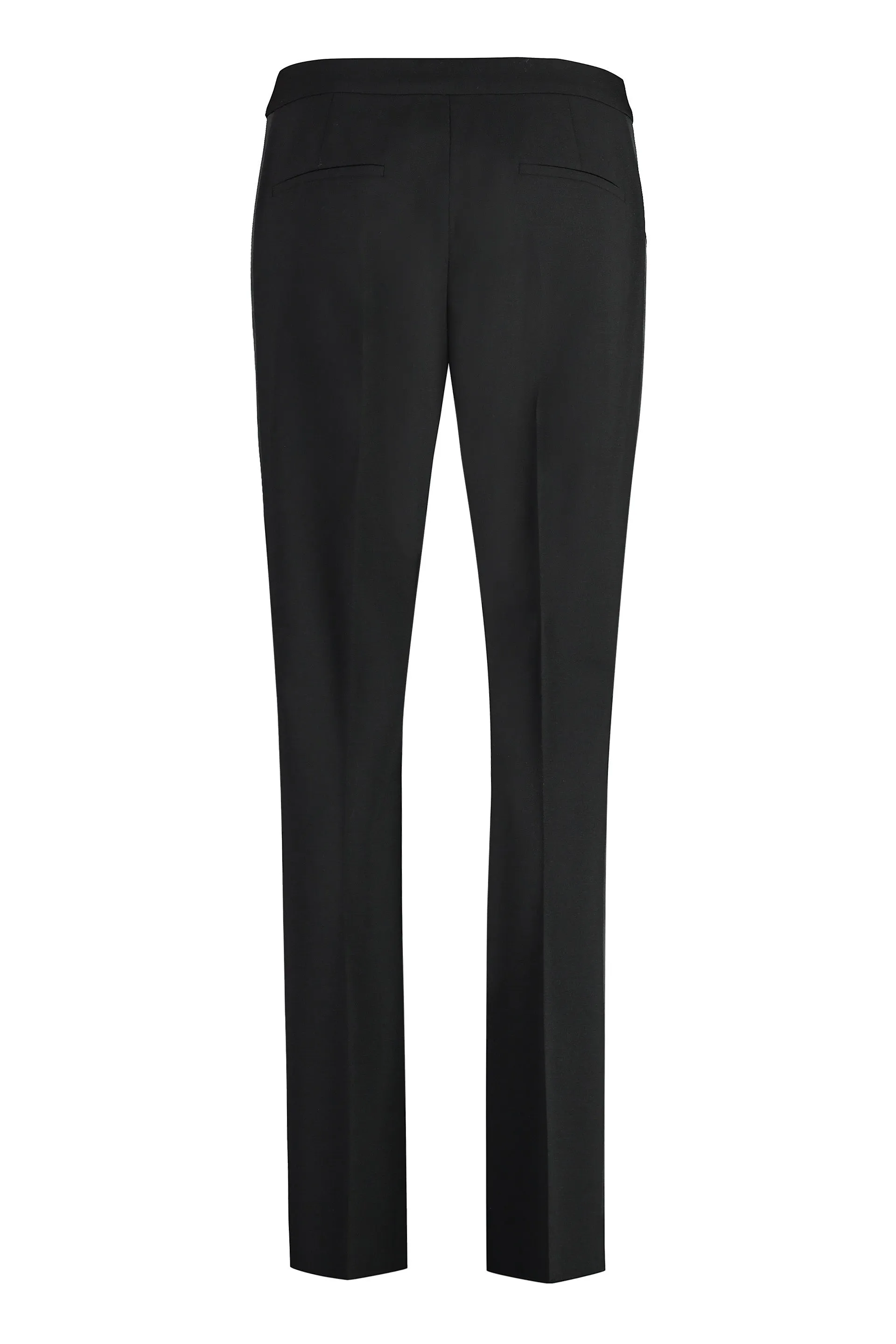 WOOL STRAIGHT-LEG TROUSERS sold by Lord & Taylor product image thumbnail 2