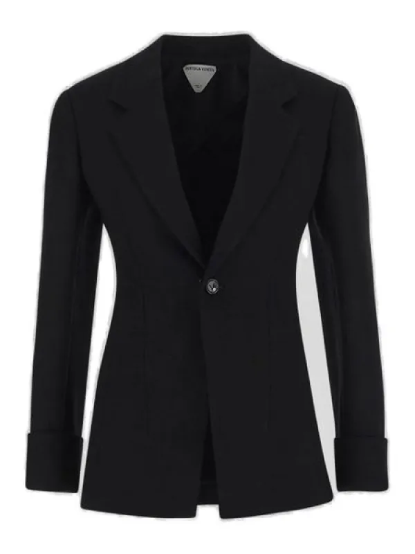 COTTON BLEND SINGLE-BREAST JACKET made by Bottega Veneta