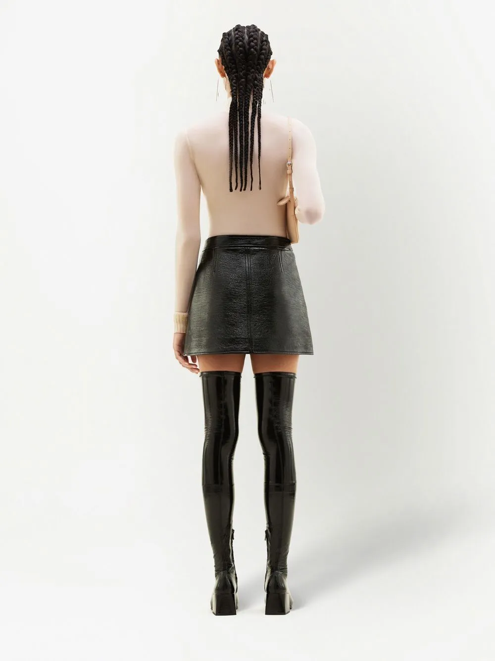 STRETCH COTTON A LINE MINI SKIRT. sold by Lord & Taylor product image thumbnail 4