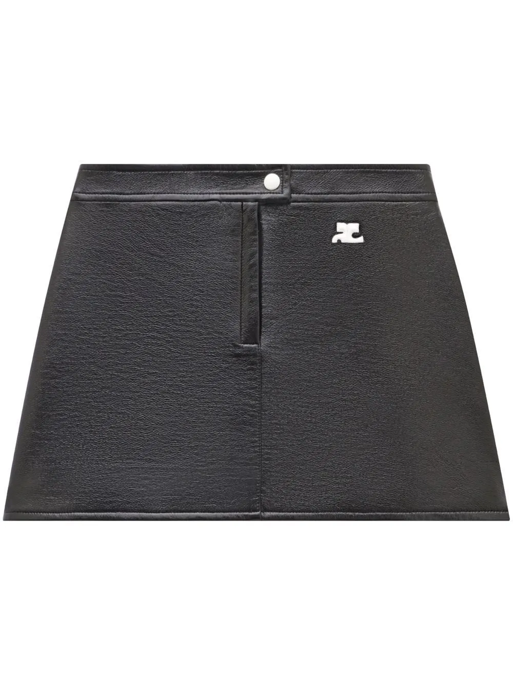 STRETCH COTTON A LINE MINI SKIRT. sold by Lord & Taylor