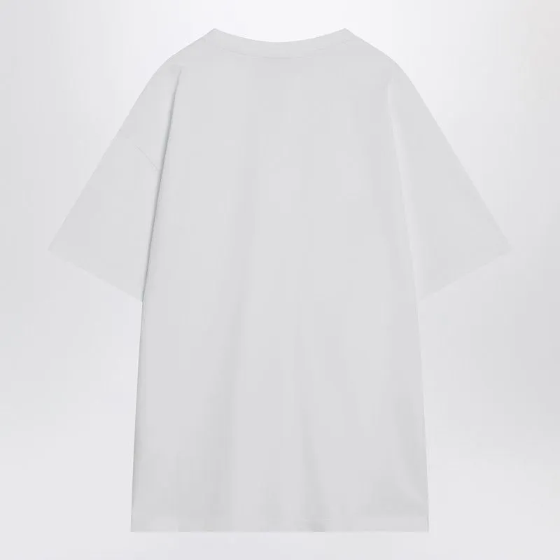WHITE COTTON T-SHIRT WITH LOGO PATCH sold by Lord & Taylor product image thumbnail 2