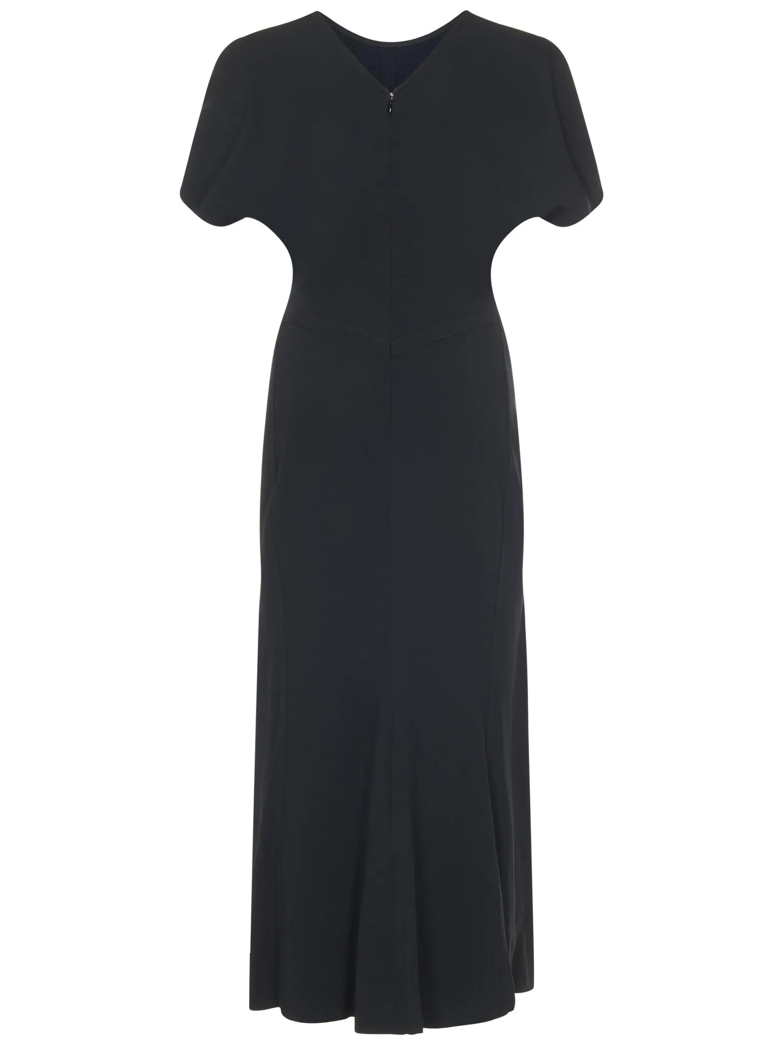 Midi Dress Gathered Waist Black sold by Lord & Taylor product image thumbnail 5